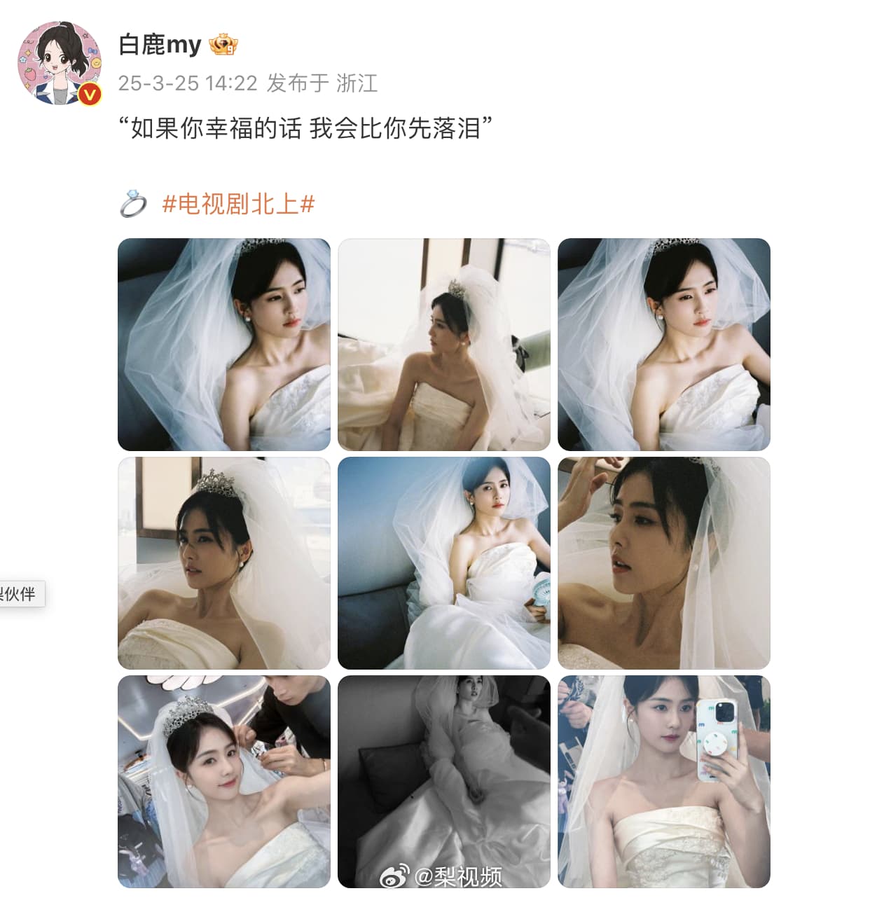 白鹿北上婚纱9宫格