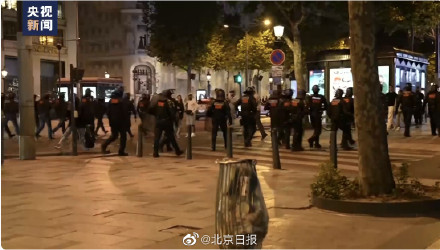 Two French police officers were shot at by unidentified assailants.