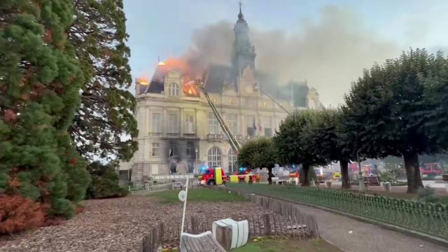 A 143-Year-Old Town Hall in Flames: How Chinese Social Media Watched France's Unrest
