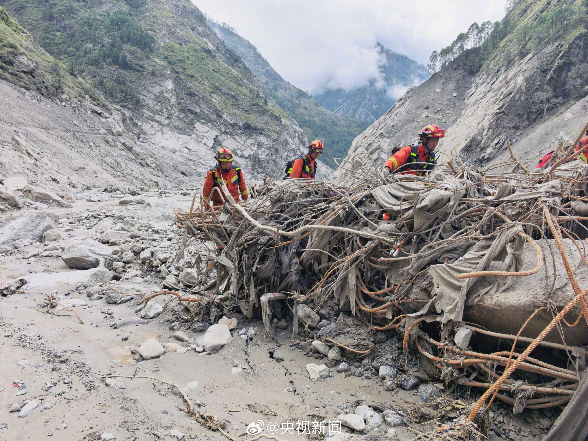 Rescuers Reach the Flattened Core of the Gyirong Mudslide as Nepal's Toll Climbs to 579